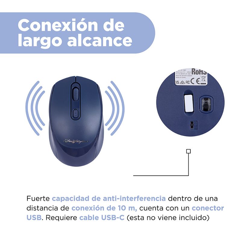 Mouse-Inal-mbrico-Life-Is-For-Fun-Sint-tico-Azul-Silencioso-5-31716