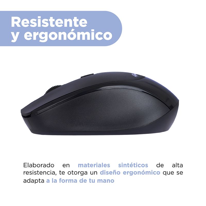 Mouse-Inal-mbrico-Life-Is-For-Fun-Sint-tico-Negro-Silencioso-4-31717