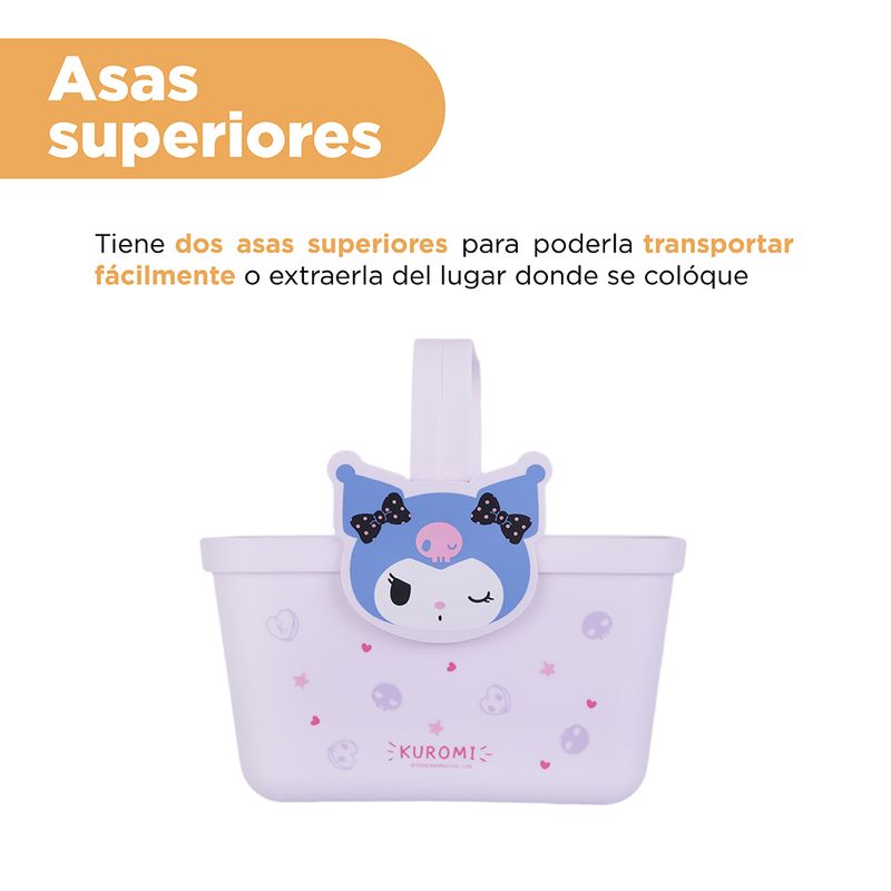 Cesta-De-Almacenamiento-Sanrio-Kuromi-Sint-tica-Lila-19x13-5-cm-5-31745