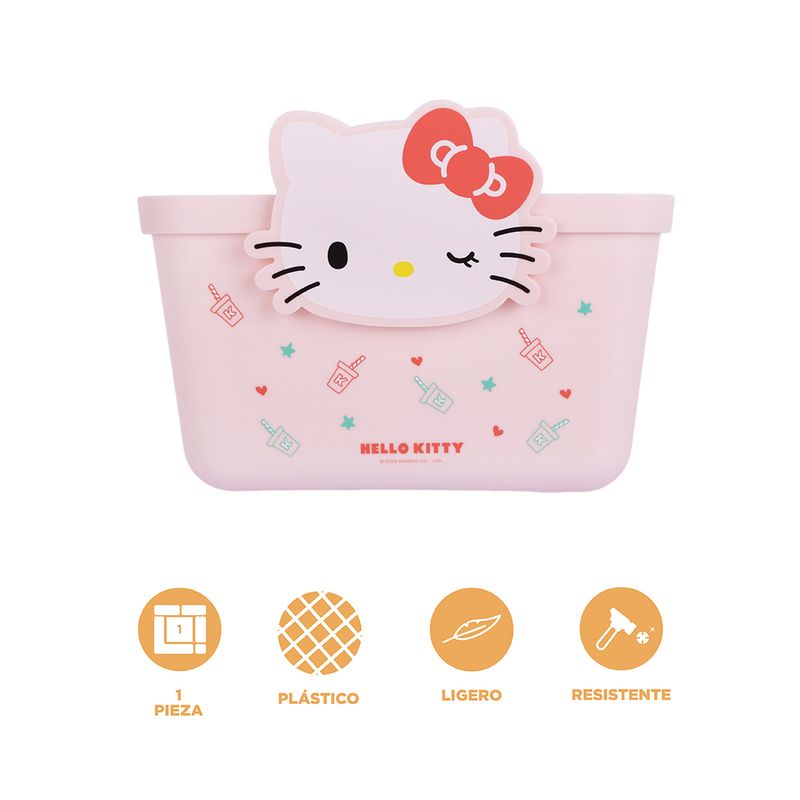 Cesta-De-Almacenamiento-Sanrio-Hello-Kitty-Sint-tica-Rosa-19x13-5-cm-3-31746
