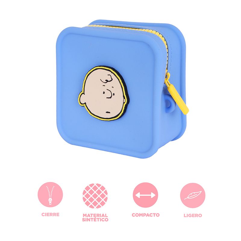 Monedero-Snoopy-Charlie-Brown-Silicona-Azul-11-5x11x5-4-cm-3-31756
