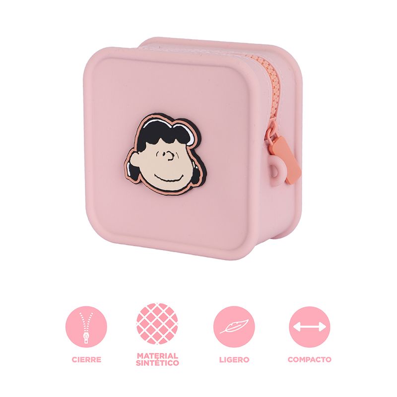 Monedero-Snoopy-Lucy-Silicona-Rosa-11-5x11x5-4-cm-3-31757