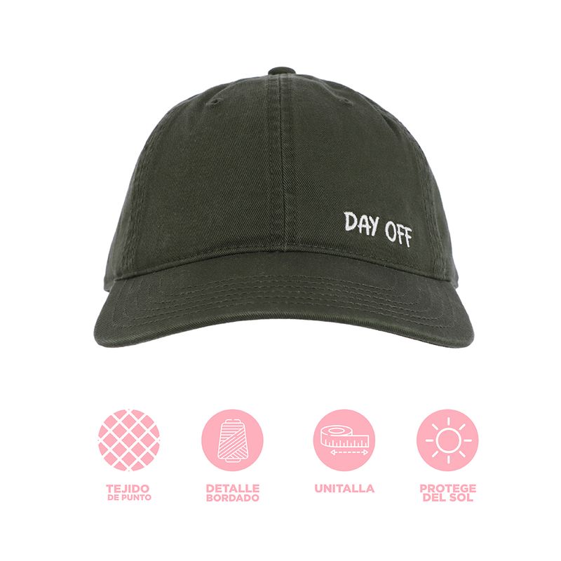 Gorra-Con-Tipograf-a-Bordada-Textil-Verde-Unitalla-3-31772