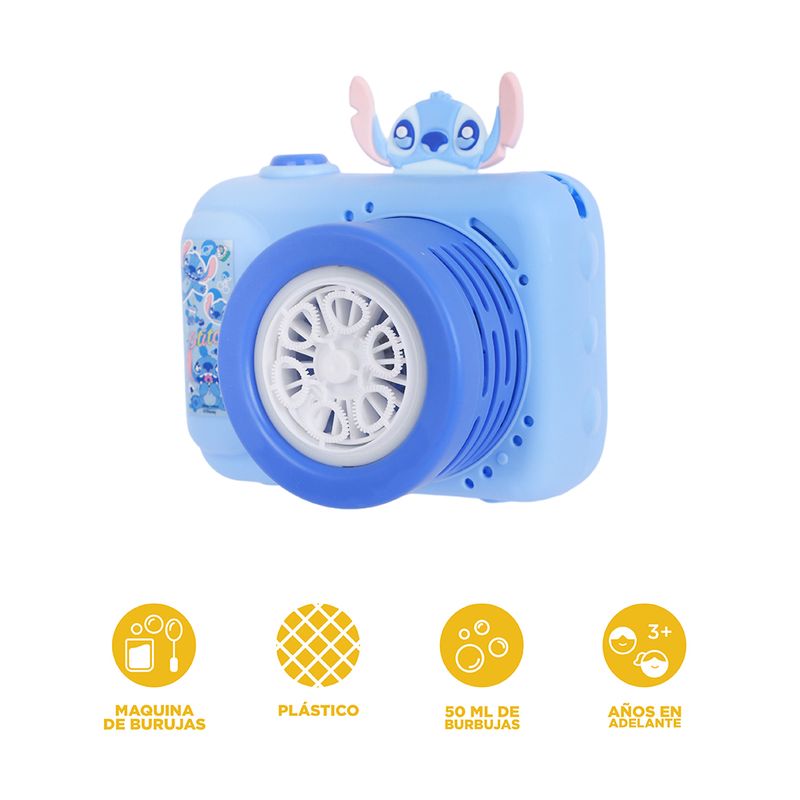Maquina-De-Burbujas-Disney-Stitch-Dise-o-De-C-mara-Sint-tica-Azul-50-ml-3-31781