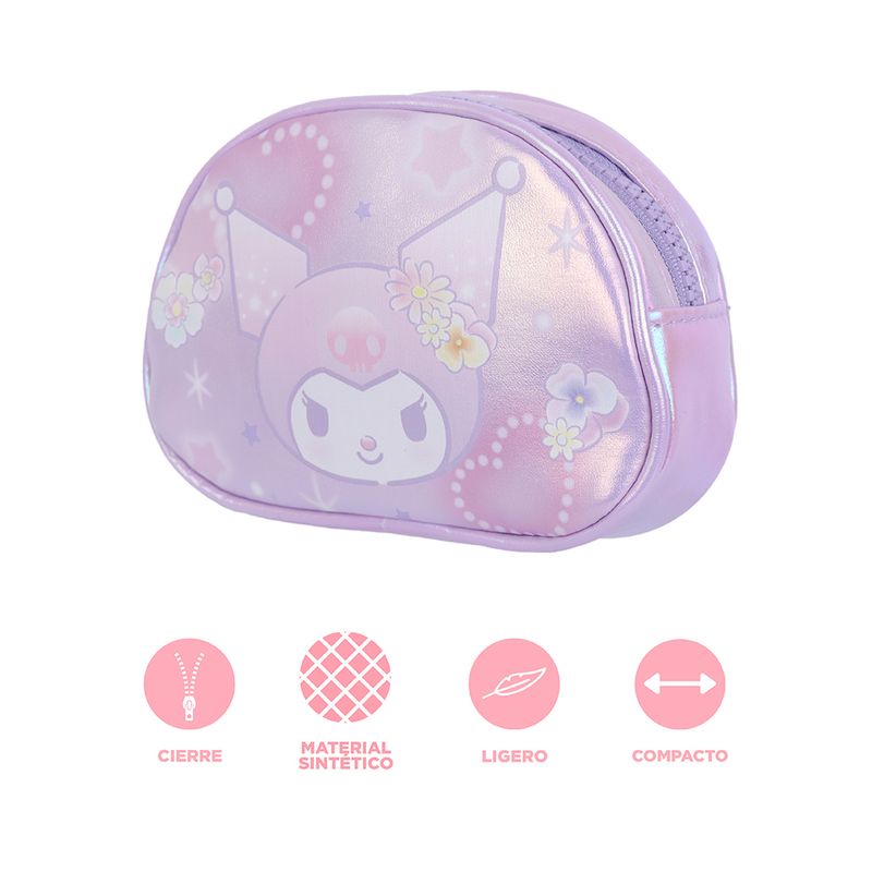 Monedero-Sanrio-Kuromi-Flower-Language-Sint-tico-Lila-3-31843