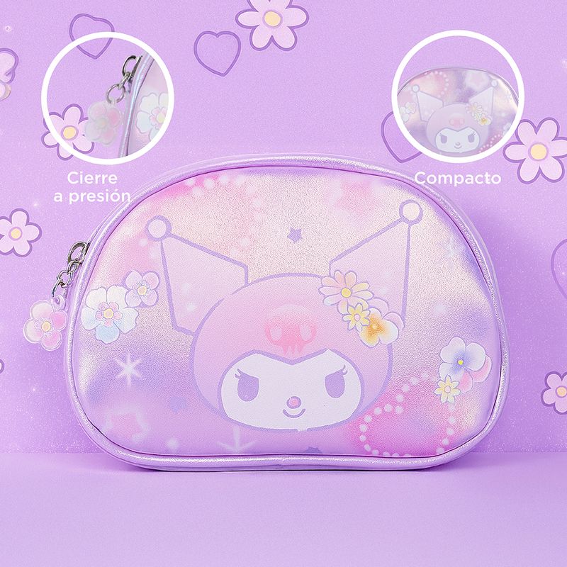Monedero-Sanrio-Kuromi-Flower-Language-Sint-tico-Lila-5-31843