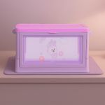 Organizador-De-Escritorio-BT21-Mang-Colecci-n-Baby-Sint-tico-Rosa-12x8-2x7-3-cm-2-31850