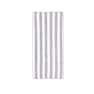 Toalla Para Manos Diseño Líneas Textil Gris 75x35 cm