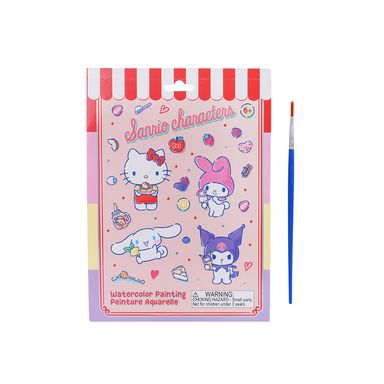 Kit De Dibujo Sanrio Sabor & Diversión Acuarela 8 Piezas