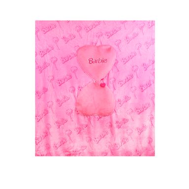Manta Con Funda Barbie Textil Rosa