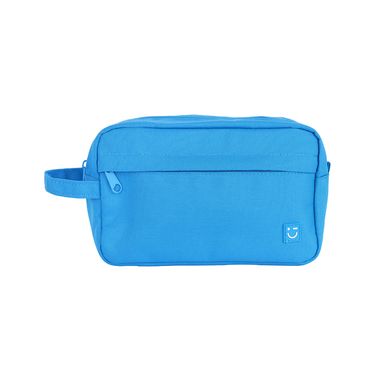 Cosmetiquera Textil Azul 23x9x14 cm