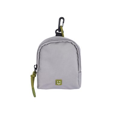 Monedero Textil Gris 12x9x3 cm