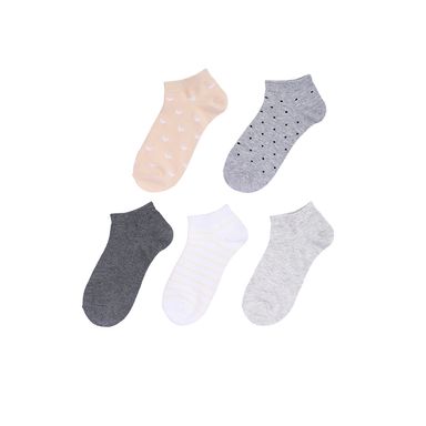 Set Tines Para Mujer Multicolor Talla 23-25 5 Pares