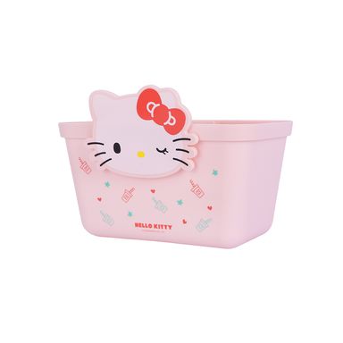 Cesta De Almacenamiento Sanrio Hello Kitty Sintética Rosa 19x13.5 cm