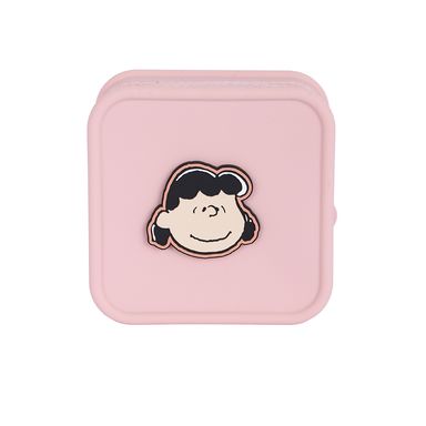 Monedero Snoopy Lucy Silicona Rosa 11.5x11x5.4 cm