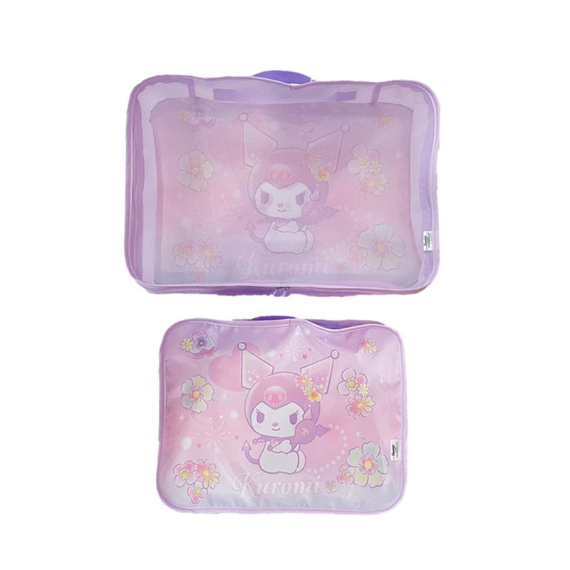 Set-Bolsas-De-Viaje-Sanrio-Kuromi-Flower-Language-Textiles-Lila-2-Piezas-1-31778
