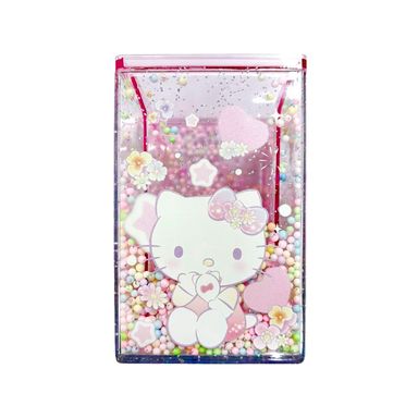 Organizador De Escritorio Sanrio Hello Kitty Flower Language Sintético Transparente