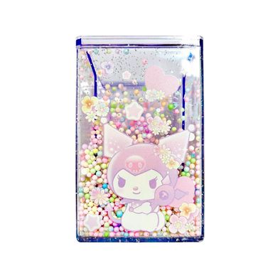 Organizador De Escritorio Sanrio Kuromi Flower Language Sintético Transparente