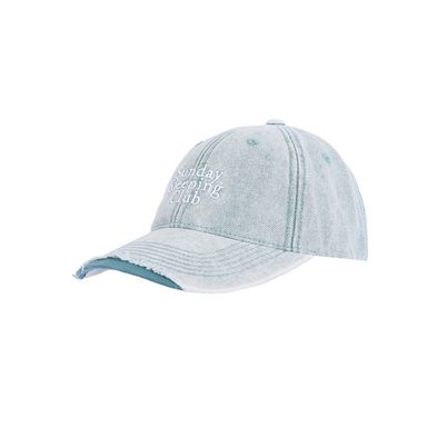 Gorra Con Tipografía Bordada Tipo Mezclilla Textil Unitalla