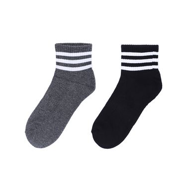 Set Calcetines Para Hombre Deportivos 72% Poliéster, 23% Algodón, 4% Elastodieno, 1% Elastano Multicolor Talla 25-27 2 Pares