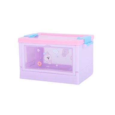 Organizador De Escritorio BT21 Mang Colección Baby Sintético Rosa 12x8.2x7.3 cm