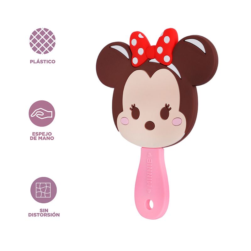 Espejo-De-Mano-Disney-Minnie-Mouse-Tsum-Tsum-Sint-tico-Multicolor-9x15-cm-4-31409