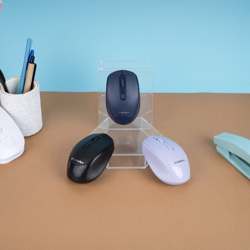 Mouse-Inal-mbrico-Life-Is-For-Fun-Sint-tico-Negro-Silencioso-2-31717