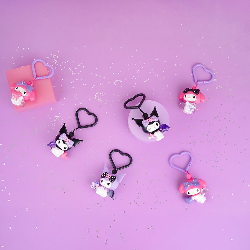 Blind-Box-Sanrio-My-Melody-Kuromi-Cupido-14-cm-Tipo-Llavero-2-31877