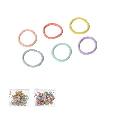 Set Ligas Para Cabello Miniso Mini Textiles Multicolor
