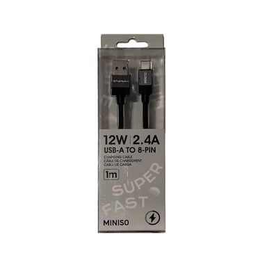 Cable De Carga Rápida Y Datos Life Is For Fun Sintético Negro 1 m 12 W