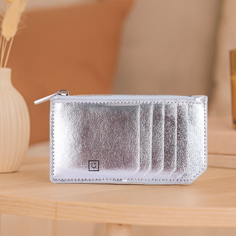 Monedero-Hologr-fico-Sint-tico-Plateado-14x1x8-cm-2-31892