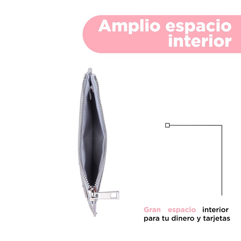 Monedero-Hologr-fico-Sint-tico-Plateado-14x1x8-cm-4-31892