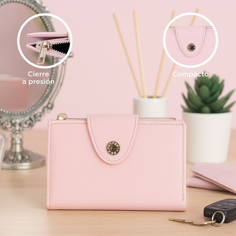 Cartera-Para-Mujer-Con-Monedero-Sint-tica-Rosa-13x10x2-cm-5-31920