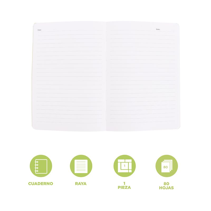 Libreta-Pasta-Suave-Verde-14-4x21-1-cm-80-Hojas-Rayas-3-31931