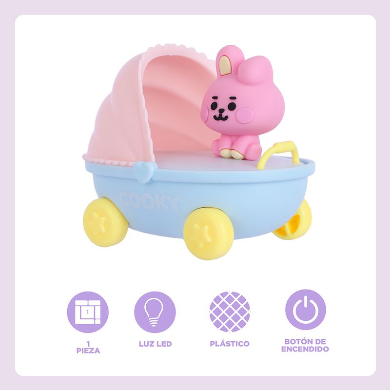 Figura-Decorativa-Con-Luz-BT21-Cooky-Colecci-n-Baby-Sint-tica-Multicolor-8x6-2-cm-5-31997