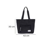 Bolso-De-Hombro-Life-Is-For-Fun-Textil-Negro-30x42-cm-6-32003