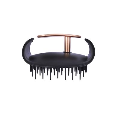 Cepillo Masajeador Para Cabello Black Golden Sintético Negro