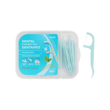Paquete Hilos Dentales En Arco Desechables Verdes Menta 260 Piezas