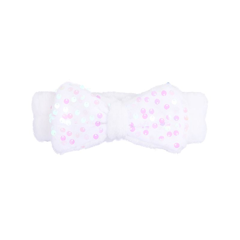 Banda-Para-Cabello-Dise-o-De-Mo-o-100-Poli-ster-Blanca-20x5-cm-20x5-cm-1-32001
