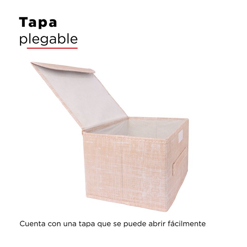 Caja-De-Almacentamiento-Con-Tapa-Solid-Color-Series-S-MINISO-4-10188