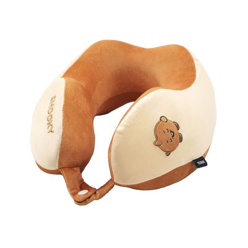 Almohada-De-Viaje-Con-Borde-Levantado-BT21-Shooky-Colecci-n-Baby-Memory-Foam-Caf-1-31553