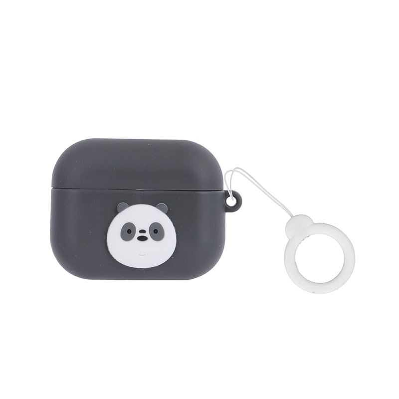 Funda-Protectora-Para-Airpods-Pro-We-Bare-Bears-Panda-Silicona-Negra-7x5x2-8-cm-1-15594