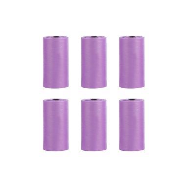 Bolsas Para Desechos De Mascotas Miniso Moradas 30x21.5 cm 120 Piezas