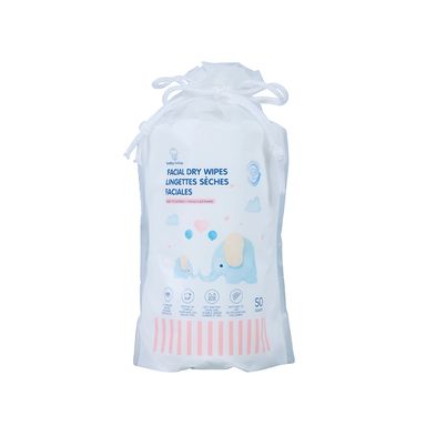 Toallitas Secas Para Bebe Miniso Extra Gruesas 50 Piezas