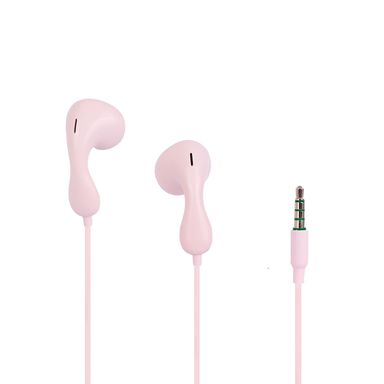 Audífonos De Cable Rosas 120 cm 3.5 mm