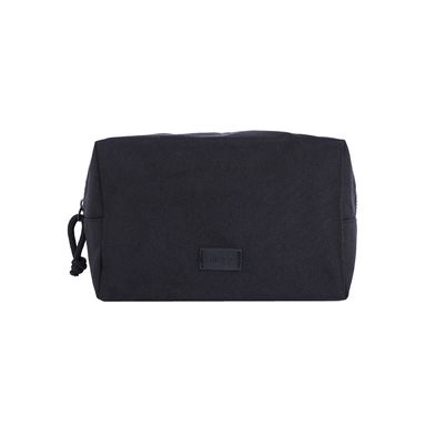 Cosmetiquera Básica Textil Negra 10x20 cm