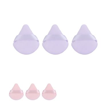 Set Esponjas De Maquillaje Tipo Puff 3 Piezas