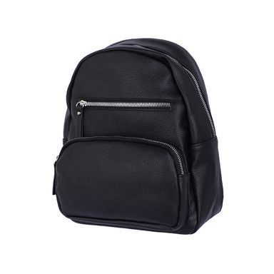 Mochila Básica Sintética Negra 24x30 cm