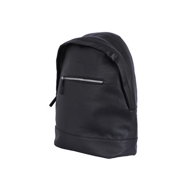 Mochila Tipo Piel Sintética Negra 30x40 cm
