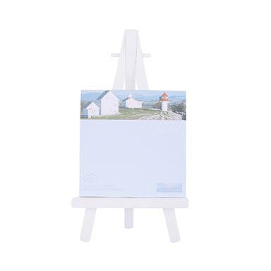 Bloc De Notas Con Caballete Azul 7.6x7.6 cm Faro de Isla (C) 50 Hojas